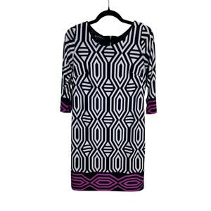 INC Petite Geometric Sheath Dress